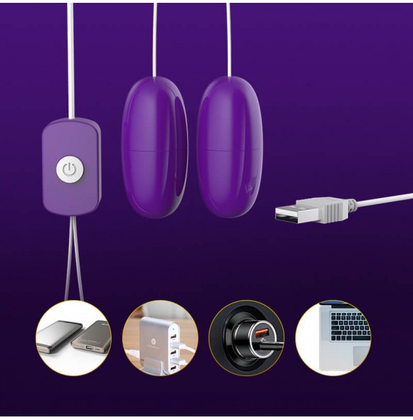 LILO - Powerful Dual Vibrating Eggs (USB Power Supply) LILO - Powerful Dual Vibrating Eggs (USB Power Supply)